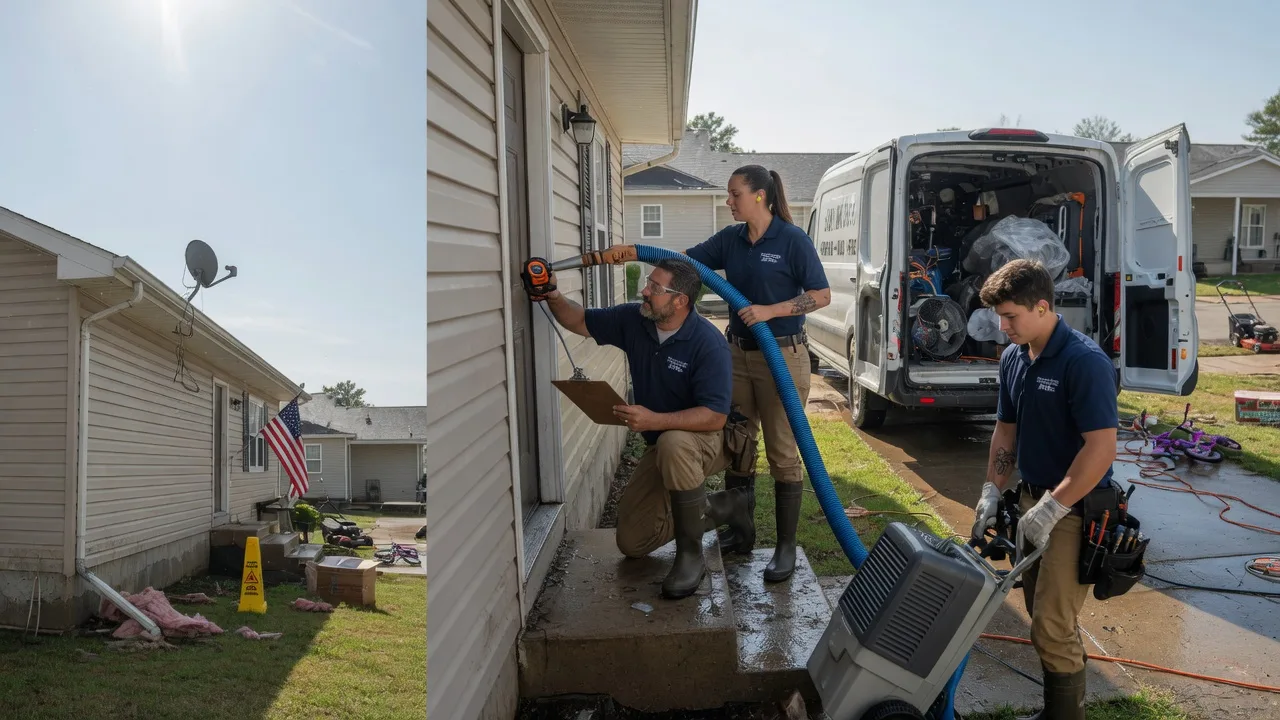 Ceiling Water Damage Restoration in Stilwell, OK near me